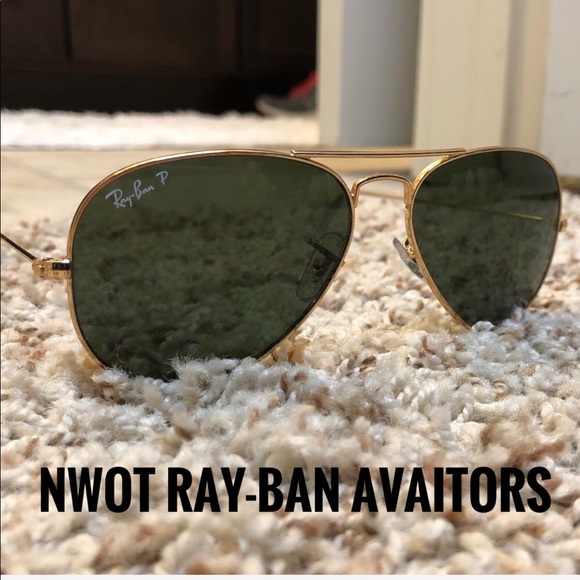 Ray-Ban Accessories - NWOT POLARIZED RAY-BAN RB3025 58 AVIATOR-authentic